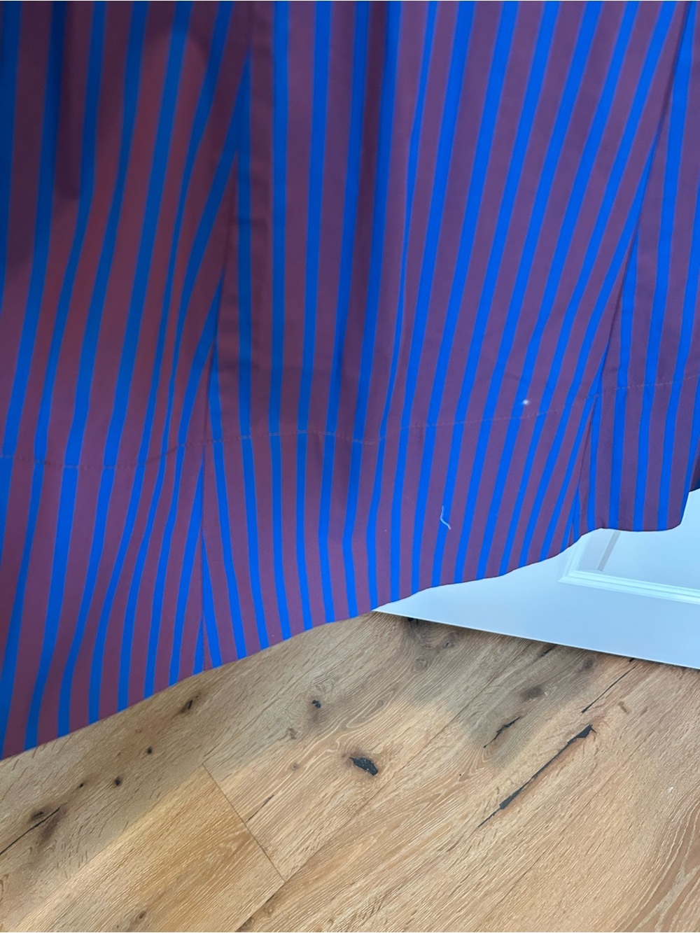 STAUD Red and Blue Vertical-Stripe Maxi Dress - Picture 2 of 3